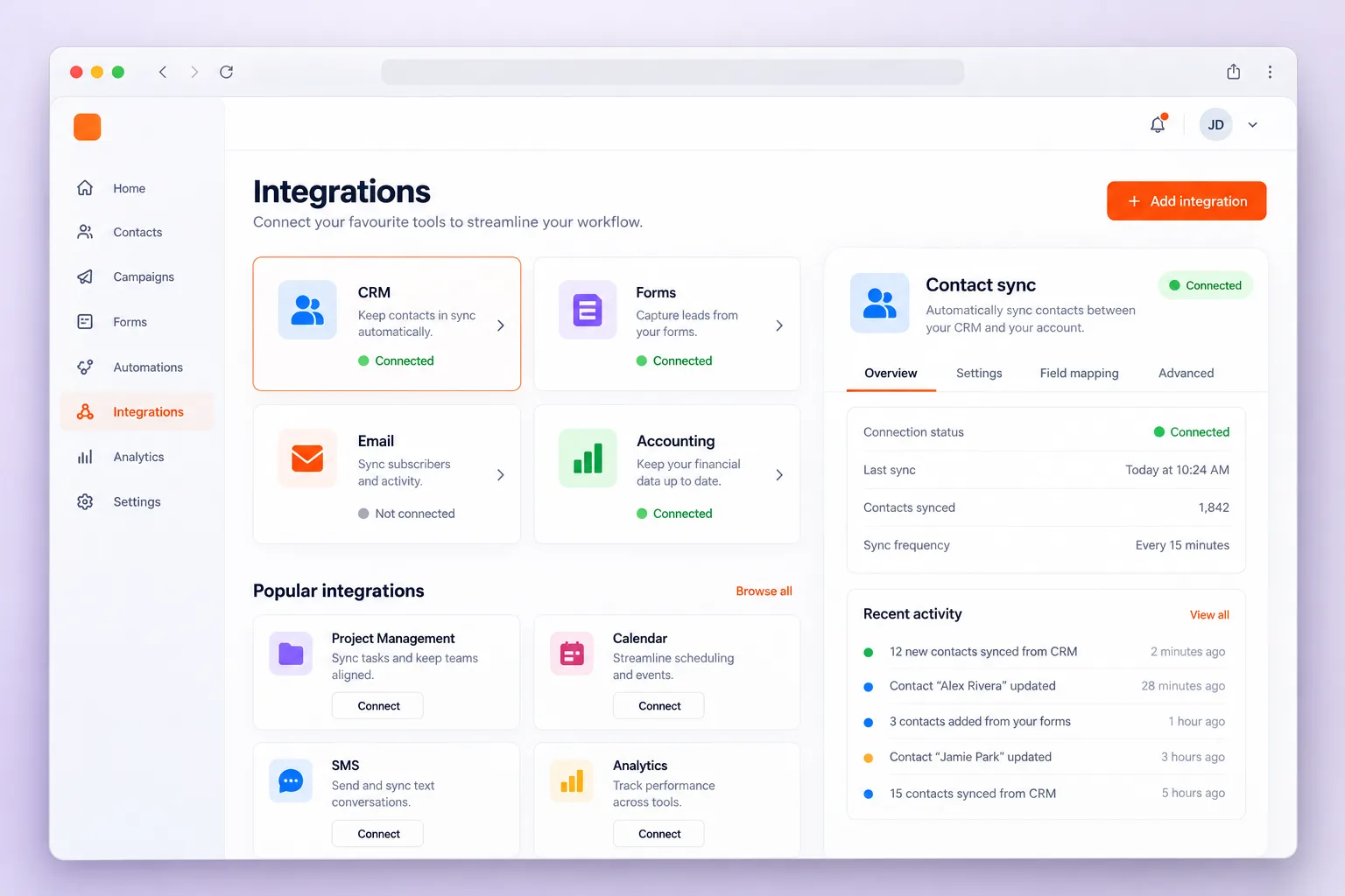 Connected business tools preview